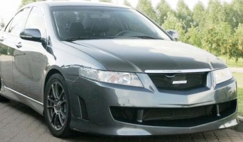 8 399 р. Бампер передний Mugen Style Acura TSX CL9 седан (2003-2008) (Неокрашенный)  с доставкой в г. Омск. Увеличить фотографию 2