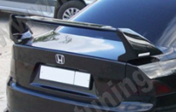 10 699 р. Спойлер высокий составной MUGEN Style var №2  Acura TSX  CU2 (2008-2014), Honda Accord  CU (2008-2011) (Неокрашенный)  с доставкой в г. Омск. Увеличить фотографию 1