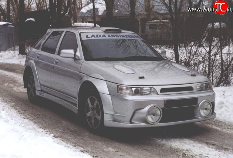 1 949 р. Жабры на капот WRC Evolution Toyota Corolla E120 хэтчбек 5 дв. дорестайлинг (2000-2004) (Неокрашенные)  с доставкой в г. Омск