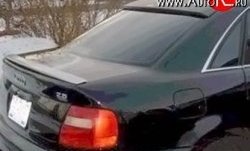 2 749 р. Козырёк RS на заднее лобовое стекло автомобиля Audi A4 B5 8D2 седан 1-ый рестайлинг (1996-1998) (Неокрашенный)  с доставкой в г. Омск. Увеличить фотографию 2