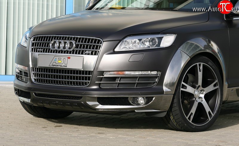 15 799 р. Накладка переднего бампера ABT Audi Q7 4L дорестайлинг (2005-2009)  с доставкой в г. Омск