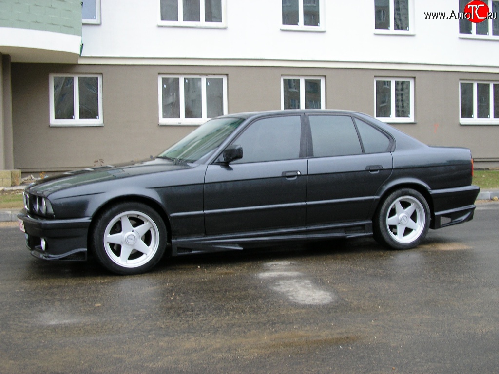 4 499 р. Пороги накладки Devil BMW 5 серия E34 седан дорестайлинг (1988-1994)  с доставкой в г. Омск