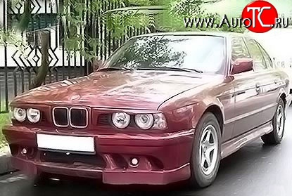 9 449 р. Передний бампер HAMANN Competition BMW 5 серия E34 седан дорестайлинг (1988-1994) (Неокрашенный)  с доставкой в г. Омск