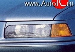 849 р. Реснички на фары Sport BMW 3 серия E36 седан (1990-2000) (Неокрашенные)  с доставкой в г. Омск. Увеличить фотографию 5