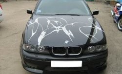 5 199 р. Юбка переднего бампера Devil Style BMW 5 серия E39 седан дорестайлинг (1995-2000)  с доставкой в г. Омск. Увеличить фотографию 4