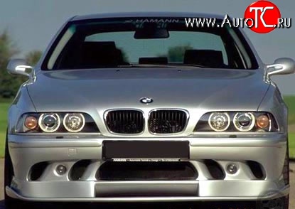 5 749 р. Накладка переднего бампера HAMANN Competition BMW 5 серия E39 седан дорестайлинг (1995-2000) (Неокрашенная)  с доставкой в г. Омск