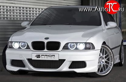 9 799 р. Передний бампер PRIOR Design  BMW 5 серия  E39 (1995-2003) седан дорестайлинг, седан рестайлинг (Без сетки, Неокрашенный)  с доставкой в г. Омск