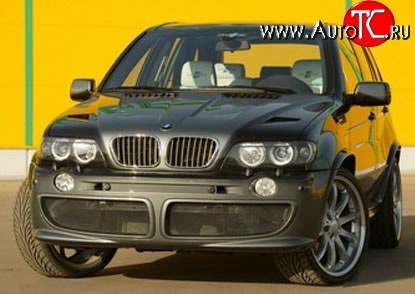 19 649 р. Передний бампер HARGE BMW X5 E53 дорестайлинг (1999-2003) (Неокрашенный)  с доставкой в г. Омск