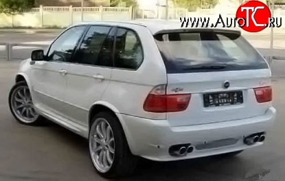 19 649 р. Задний бампер HARGE BMW X5 E53 дорестайлинг (1999-2003) (Неокрашенный)  с доставкой в г. Омск