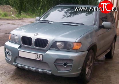 10 599 р. Передний бампер LORINSER Style BMW X5 E53 дорестайлинг (1999-2003) (Неокрашенный)  с доставкой в г. Омск