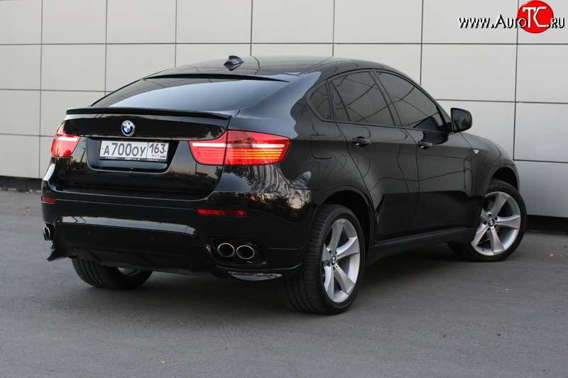 4 999 р. Спойлер Global-Tuning BMW X6 E71 дорестайлинг (2008-2012) (Неокрашенный)  с доставкой в г. Омск