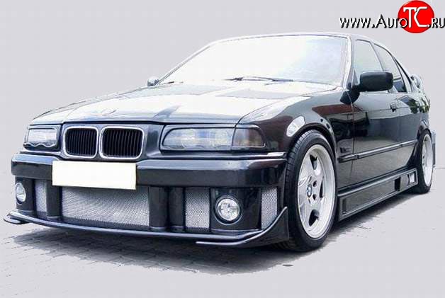 7 299 р. передний бампер CarZone-CONCEPT BMW 3 серия E36 седан (1990-2000)  с доставкой в г. Омск