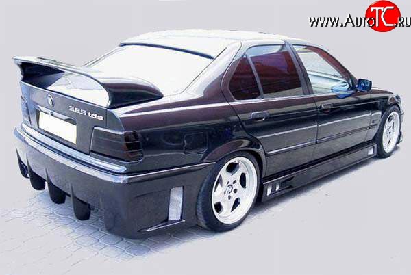 4 499 р. Пороги накладки CarZone-CONCEPT BMW 3 серия E36 седан (1990-2000)  с доставкой в г. Омск