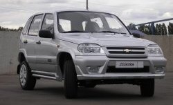 4 799 р. Передний бампер Аскет  Chevrolet Niva  2123 (2002-2008), Лада 2123 (Нива Шевроле) (2002-2008) (Неокрашенный)  с доставкой в г. Омск. Увеличить фотографию 2