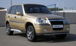 4 799 р. Передний бампер Атака Chevrolet Niva 2123 дорестайлинг (2002-2008) (Неокрашенный)  с доставкой в г. Омск. Увеличить фотографию 2