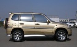 4 499 р. Накладки на двери (молдинги) Атака Chevrolet Niva 2123 дорестайлинг (2002-2008) (Неокрашенные)  с доставкой в г. Омск. Увеличить фотографию 1