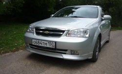 Накладка CTS на передний бампер автомобиля Chevrolet Lacetti седан (2002-2013)