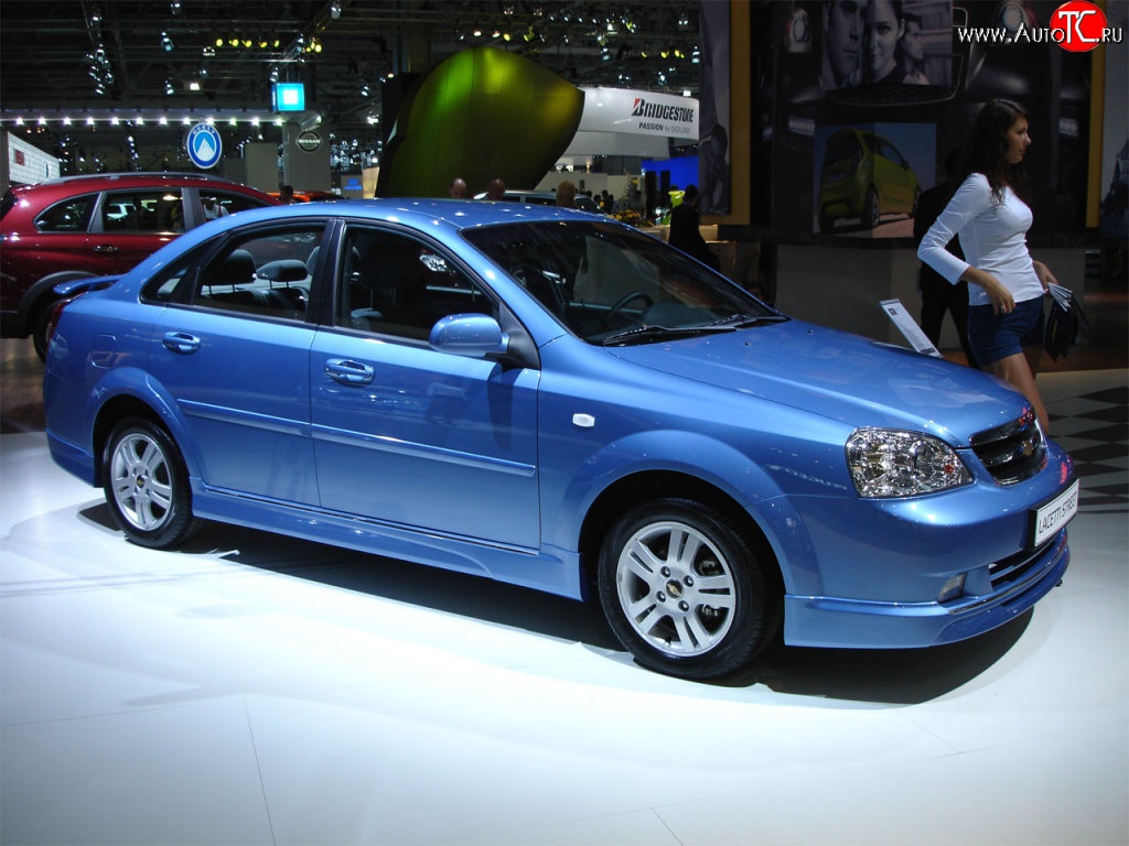 7 899 р. Пороги накладки Street Edition  Chevrolet Lacetti ( седан,  универсал) (2002-2013), Daewoo Gentra  KLAS (2012-2016) (Неокрашенные)  с доставкой в г. Омск