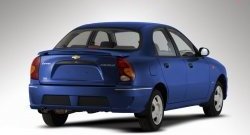 Задний бампер Style Daewoo Lanos T100 дорестайлинг, седан (1997-2002)