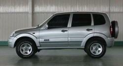 2 799 р. Обтекатель порогов Апал  Chevrolet Niva  2123 (2002-2008), Лада 2123 (Нива Шевроле) (2002-2008) (Неокрашенные)  с доставкой в г. Омск. Увеличить фотографию 1