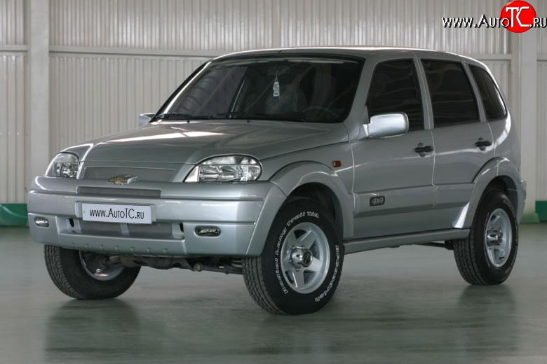 3 199 р. Арки Апал Chevrolet Niva 2123 дорестайлинг (2002-2008) (Неокрашенные)  с доставкой в г. Омск