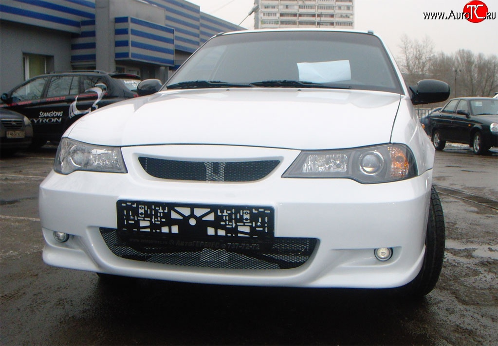 6 649 р. Передний бампер GT Dynamics Daewoo Nexia рестайлинг (2008-2015) (Неокрашенный)  с доставкой в г. Омск