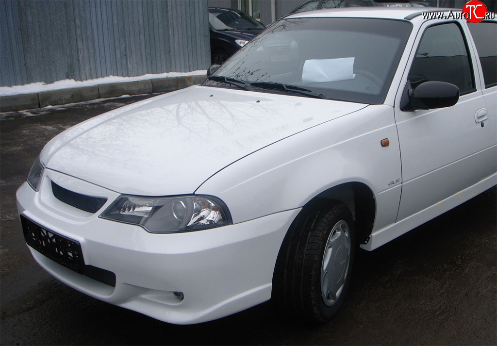 6 099 р. Пороги накладки GT Dynamics Daewoo Nexia рестайлинг (2008-2015) (Неокрашенные)  с доставкой в г. Омск