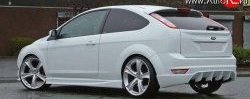 6 599 р. Пороги накладки Loder 1899  Ford Focus  2 (2004-2011)  седан дорестайлинг, универсал дорестайлинг, хэтчбэк 3 дв. дорестайлинг, хэтчбэк 5 дв. дорестайлинг, седан рестайлинг, универсал рестайлинг, хэтчбэк 3 дв. рестайлинг, хэтчбэк 5 дв. рестайлинг (Неокрашенные)  с доставкой в г. Омск. Увеличить фотографию 2