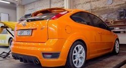 5 999 р. Накладка заднего бампера ST Sport  Ford Focus  2 (2004-2008) хэтчбэк 3 дв. дорестайлинг, хэтчбэк 5 дв. дорестайлинг (Неокрашенный)  с доставкой в г. Омск. Увеличить фотографию 5