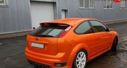 5 999 р. Накладка заднего бампера ST Sport  Ford Focus  2 (2004-2008) хэтчбэк 3 дв. дорестайлинг, хэтчбэк 5 дв. дорестайлинг (Неокрашенный)  с доставкой в г. Омск. Увеличить фотографию 6