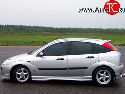 3 699 р. Пороги накладки Sport V1 Ford Focus 1 седан дорестайлинг (1998-2002)  с доставкой в г. Омск