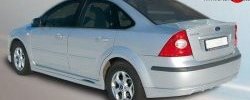 4 199 р. Пороги накладки FT  Ford Focus  2 (2004-2011)  седан дорестайлинг, универсал дорестайлинг, хэтчбэк 5 дв. дорестайлинг, седан рестайлинг, универсал рестайлинг, хэтчбэк 5 дв. рестайлинг (Неокрашенные)  с доставкой в г. Омск. Увеличить фотографию 2