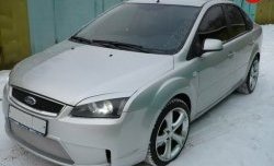 14 299 р. Передний бампер Concept  Ford Focus  2 (2004-2008)  седан дорестайлинг, универсал дорестайлинг, хэтчбэк 3 дв. дорестайлинг, хэтчбэк 5 дв. дорестайлинг (Неокрашенный)  с доставкой в г. Омск. Увеличить фотографию 1