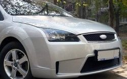 14 299 р. Передний бампер Concept  Ford Focus  2 (2004-2008)  седан дорестайлинг, универсал дорестайлинг, хэтчбэк 3 дв. дорестайлинг, хэтчбэк 5 дв. дорестайлинг (Неокрашенный)  с доставкой в г. Омск. Увеличить фотографию 5