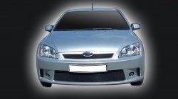 2 549 р. Решётка радиатора GT Dynamics Ford Focus 2  седан дорестайлинг (2004-2008) (Неокрашенная)  с доставкой в г. Омск. Увеличить фотографию 2