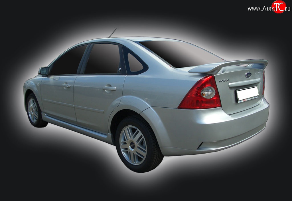 5 799 р. Спойлер GT Dynamics Ford Focus 2 седан рестайлинг (2007-2011) (Неокрашенный)  с доставкой в г. Омск