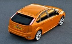 6 999 р. Спойлер ST  Ford Focus  2 (2004-2011) хэтчбэк 3 дв. дорестайлинг, хэтчбэк 5 дв. дорестайлинг, хэтчбэк 3 дв. рестайлинг, хэтчбэк 5 дв. рестайлинг (Неокрашенный)  с доставкой в г. Омск. Увеличить фотографию 2