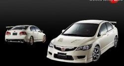 27 999 р. Пластиковый капот Mugen Style Honda Civic FD седан дорестайлинг (2005-2008) (Неокрашенный)  с доставкой в г. Омск. Увеличить фотографию 4