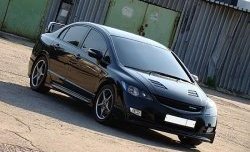 27 999 р. Пластиковый капот Mugen Style Honda Civic FD седан дорестайлинг (2005-2008) (Неокрашенный)  с доставкой в г. Омск. Увеличить фотографию 6