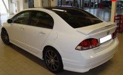 3 699 р. Спойлер Sport Honda Civic FD седан дорестайлинг (2005-2008) (Неокрашенный)  с доставкой в г. Омск. Увеличить фотографию 2