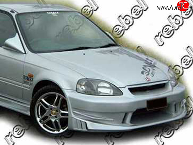 7 299 р. Передний бампер Sport Honda Civic EJ,EK,EM седан дорестайлинг (1995-1998) (кузов: седан)  с доставкой в г. Омск