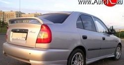 6 549 р. Пороги накладки Street Hyundai Accent седан ТагАЗ (2001-2012) (Неокрашенные)  с доставкой в г. Омск. Увеличить фотографию 2