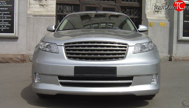 31 499 р. Передний бампер AERO INFINITI FX45 S50 дорестайлинг (2002-2005) (Неокрашенный)  с доставкой в г. Омск