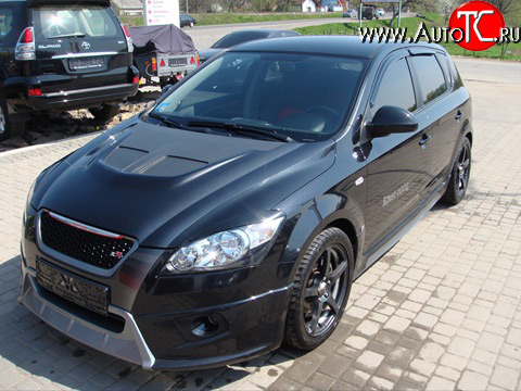 1 399 р. Реснички Khust-Tuning KIA Ceed 1 ED дорестайлинг, хэтчбэк 5 дв. (2006-2010)  с доставкой в г. Омск