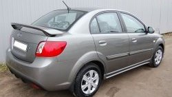 5 999 р. Пороги накладки GT Dynamics KIA Rio 2 JB дорестайлинг седан (2005-2009) (Неокрашенные)  с доставкой в г. Омск. Увеличить фотографию 3