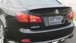 12 599 р. Накладка заднего бампера Wald Lexus IS250 XE20 седан дорестайлинг (2005-2013) (Неокрашенная)  с доставкой в г. Омск. Увеличить фотографию 2