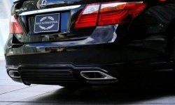 15 699 р. Накладка заднего бампера Wald Lexus LS460 XF40 дорестайлинг (2006-2009) (Неокрашенная)  с доставкой в г. Омск. Увеличить фотографию 3