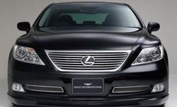 15 699 р. Накладка переднего бампера Wald  Lexus LS460  XF40 (2006-2009) дорестайлинг (Неокрашенная)  с доставкой в г. Омск. Увеличить фотографию 1