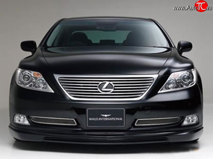 15 699 р. Накладка переднего бампера Wald Lexus LS460 XF40 дорестайлинг (2006-2009) (Неокрашенная)  с доставкой в г. Омск