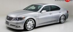 15 699 р. Накладка переднего бампера Wald Lexus LS460 XF40 дорестайлинг (2006-2009) (Неокрашенная)  с доставкой в г. Омск. Увеличить фотографию 3